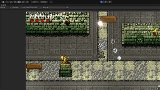 Unity制作的2D Roguelike 枪牢游戏（1）