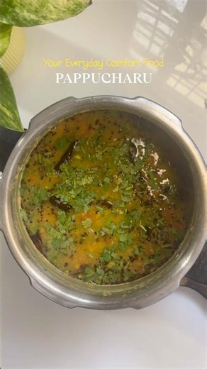 Comforting Pappucharu #shorts #youtubeshorts #pappucharu #sambar #ytshorts #comfortfood