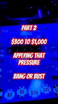 Try #2. $300 to $1,000 APPLYING THAT PRESSURE. #gaming #gambling . ‪@Bubble-Craps-with-Greg-Uloho‬