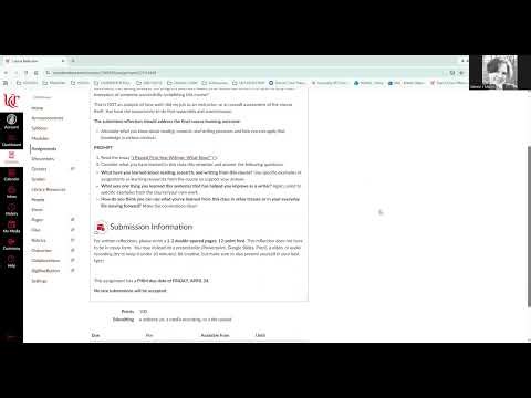 Week 14 Course Reflection Assignment: ENGL 1001 SP26
