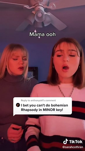 Harmonizing Challenge Accepted with Bohemian Rhapsody in Minor Key