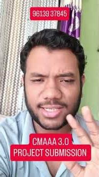 CMAAA 3.0 Project Report Explained | Full Guide, Format & Submission Tips 2026