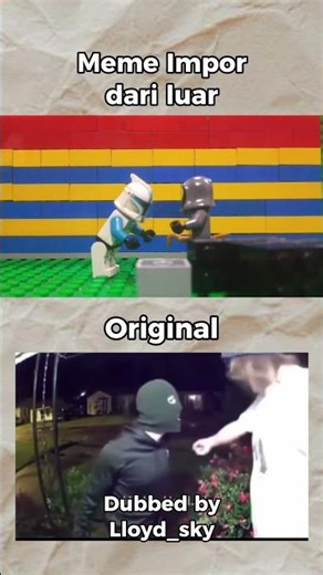 MEME luar dubbing indo | LEGO animation