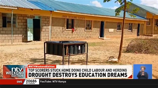 Drought keeps learners aways from school A deepening drought crisis in parts of Kajiado County is now threatening the education future of hundreds of learners, with dozens of grade 10 students failing to report to school a week after the start of the 2026 academic calendar. #NTVWeekendEdition | NTV Kenya