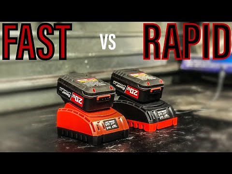 Bauer Rapid-Plus Fast Charger vs. Bauer Rapid Charger - 3AH Batteries