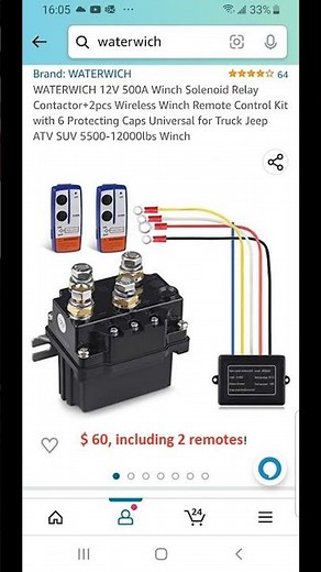 $60 Winch solenoid with remote to be used with Lewmar Windlass and save hundreds $$ #shorts