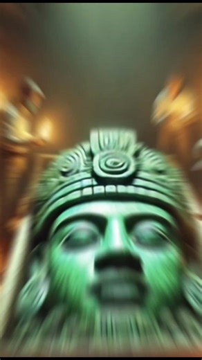 A jade mask revealing the face of a Maya king after 1,300 years. #JadeMask #KingPakal #MayaHistory #Archaeology #AncientArtifacts | Epic Story Tales