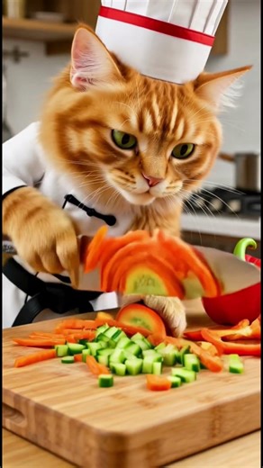 MasterChef Cat 11 #catshorts #cats #catvideos #catlife #catlife #MasterChef #catholic