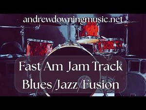 Fast Am Blues/Jazz/Fusion Jam Track (120 bpm)