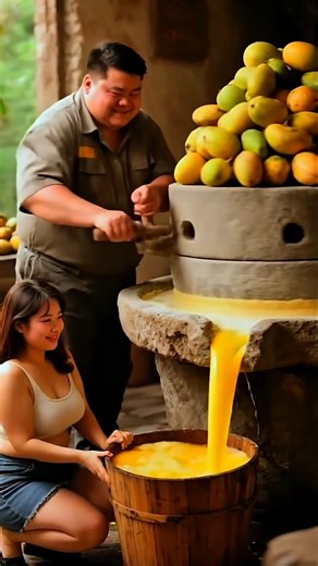 What Great Farming Of Green Good Mangos Juice.#farming #farmer #farm #agriculture #satisfying