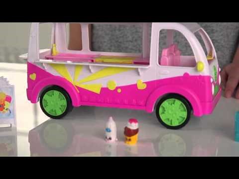 Shopkins Scoops Ice Cream Truck Playset - Argos Toy Unboxing