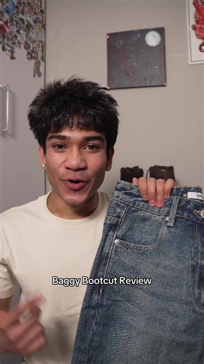 will you cop a pair? #fypage #baggy #review #jeans #bootcut | baggy bootcut jeans