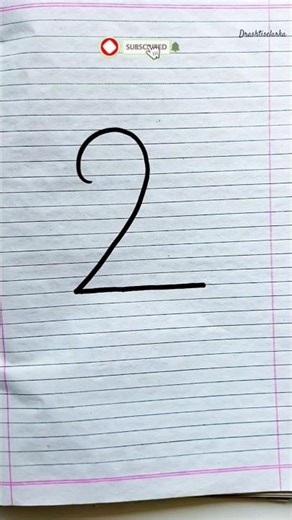 Easy Bird Drawing From Number 2|Number 2 drawing | Easy Bird drawing | #viral #drawing #shorts #art