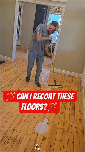 🔸️How I recoat hardwood floors.🔸️#diy #wood #expert #home