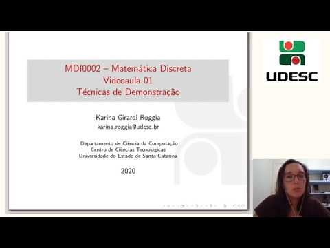 Matemática Discreta - Técnicas de Demonstração