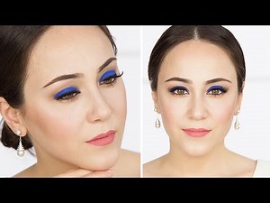elegant evening make-up I blue eyeshadow I tutorial I by Hatice Schmidt