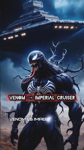 Venom Turns Into Imperial Cruiser 🚀#youtubeshorts #shorts #viral