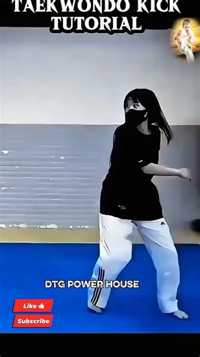 Taekwondo unpredictable kick🌀⚠️🚀 #shorts dtg power house