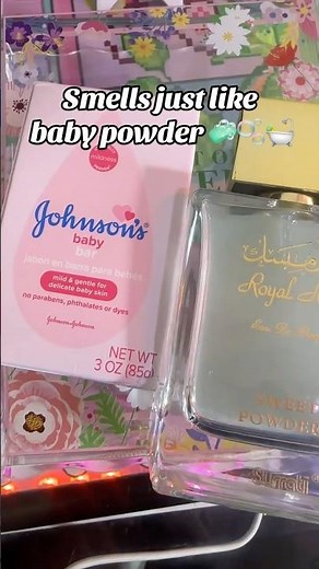 This perfume smells like baby powder and luxury