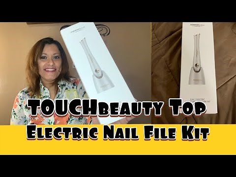 TOUCHBeauty Electric/Battery opetated Nail File Kit - How to use it.