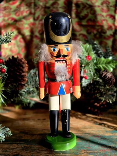 Vintage East German Nutcracker Functional Opening Mouth - Traditional Christmas Decor - 11.25" Wooden Figurine - Etsy