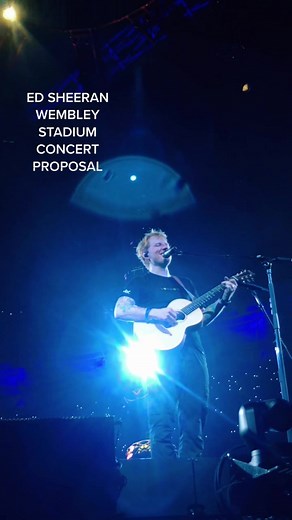Ed Sheeran Concert Marriage Proposal