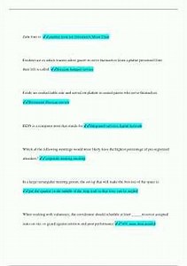 CMP Practice Test Questions and Answers Already Passed860