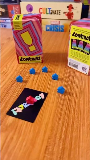 A party game for telepaths 🧠🧠 Disclaimer: meeples are not included. They are props. #partygames