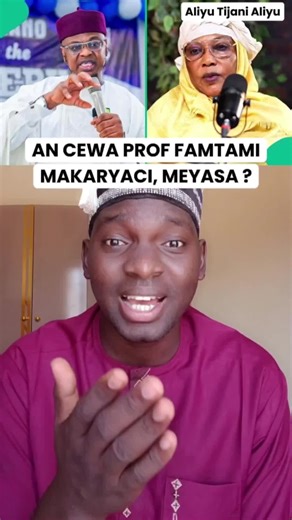 Bai Kamata a Cewa Prof Famtami Makaryaci