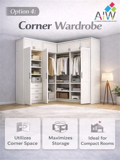Planning a wardrobe for your home? |AIW India Bangalore Interior