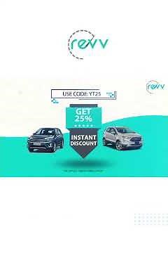 Revv | Use code SALE25 and get 25% OFF| Highest Rated Self Drive Car Rental App
