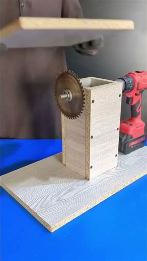 How to Make a wood cutter a drill