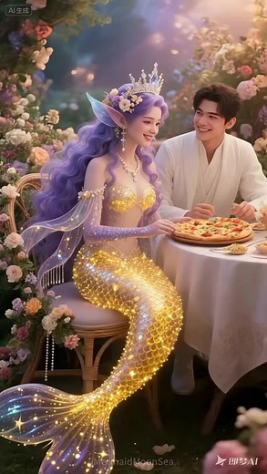 Mermaid easting pizza #mermaidtail #mermaid #mermaidlover #Foryou #mermaidtears