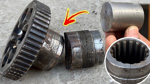 157K views · 1.8K reactions | How Mechanic Repaired Hitachi EX 200 Broken Travel Motor Pump Shaft | NexaMech Media | Facebook