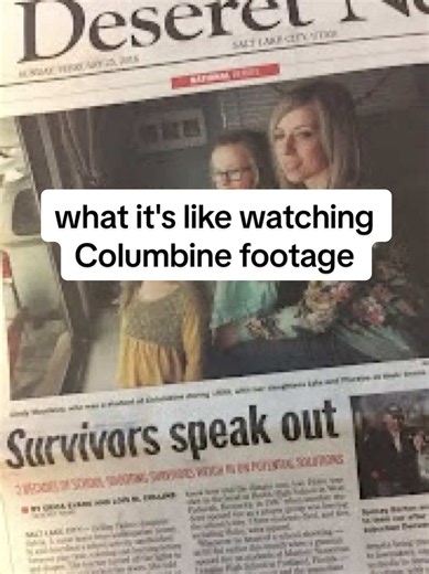 Replying to @zdnnddj letting myself sit in the feelings and not push them away has been very good for me over the years! When answering questions and making post about Columbine I try to do it in the most respectful way- always with other survivors and victims in mind. I only speak for myself and try my best to respect other people's privacy when discussing it. I know not everyone is at a place where they can share about it as freely as I do. But I hope what I share is helping others and bringin