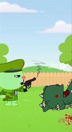 Flippy kills Godzilla #htf #godzilland