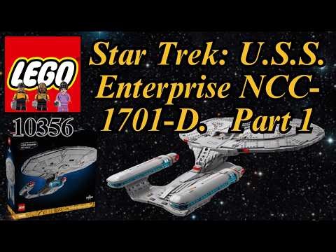Lego USS Enterprise part 1 - What's Inside the Box?