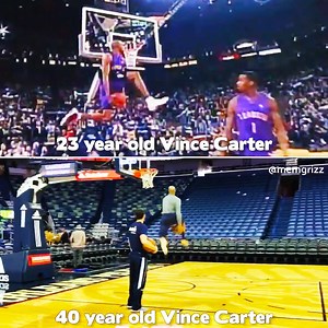 991K views · 2.8K shares | Vince Carter Between-the-Legs Dunk at age 23... & 40!  | Shot Science Basketball | Facebook