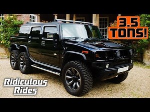World’s First 6 Wheeled Hummer SUVT | RIDICULOUS RIDES