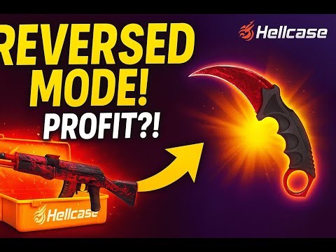 Opening Cases in REVERSED Mode on Hellcase! USE MY CODE:REVAX
