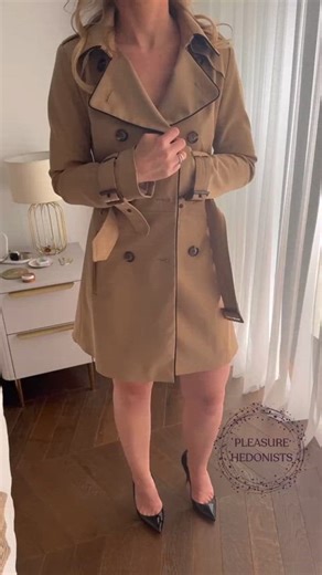 Wearing nothing underneath