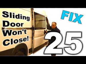 RAM PROMASTER VAN BUILD – Sliding Door Won’t Close!