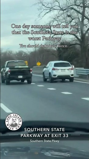 Average Southern State parkway stupidity🤦‍♂️ 🎥: @liz_ryan97 #longisland #roadrage