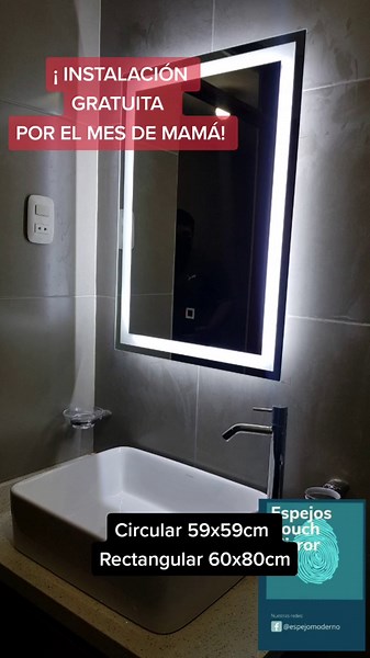 Detalles en comentarios #touch #led #espejo