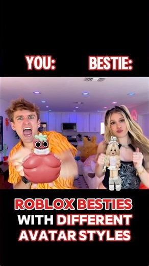ROBLOX BESTIES W/ Different AVATAR STYLES… 🥊 W/ ‪@CarterKench‬
