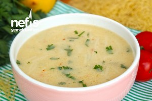 Terbiyeli Tavuk Suyu Çorbası (videolu)