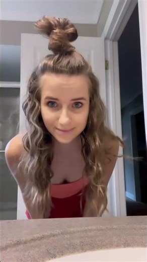 EASY HALF BUN TUTORIAL!