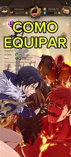 Guía para Equipar a Merlin y Escanor en 7DS Grand Cross