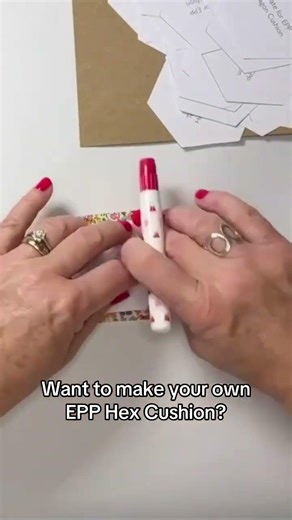 Want to make your own EPP Hex Cushion? | Alice Caroline