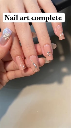 nail art complete #simplenailart #shorts #tranding #nailstar #viralnailart #naildesign